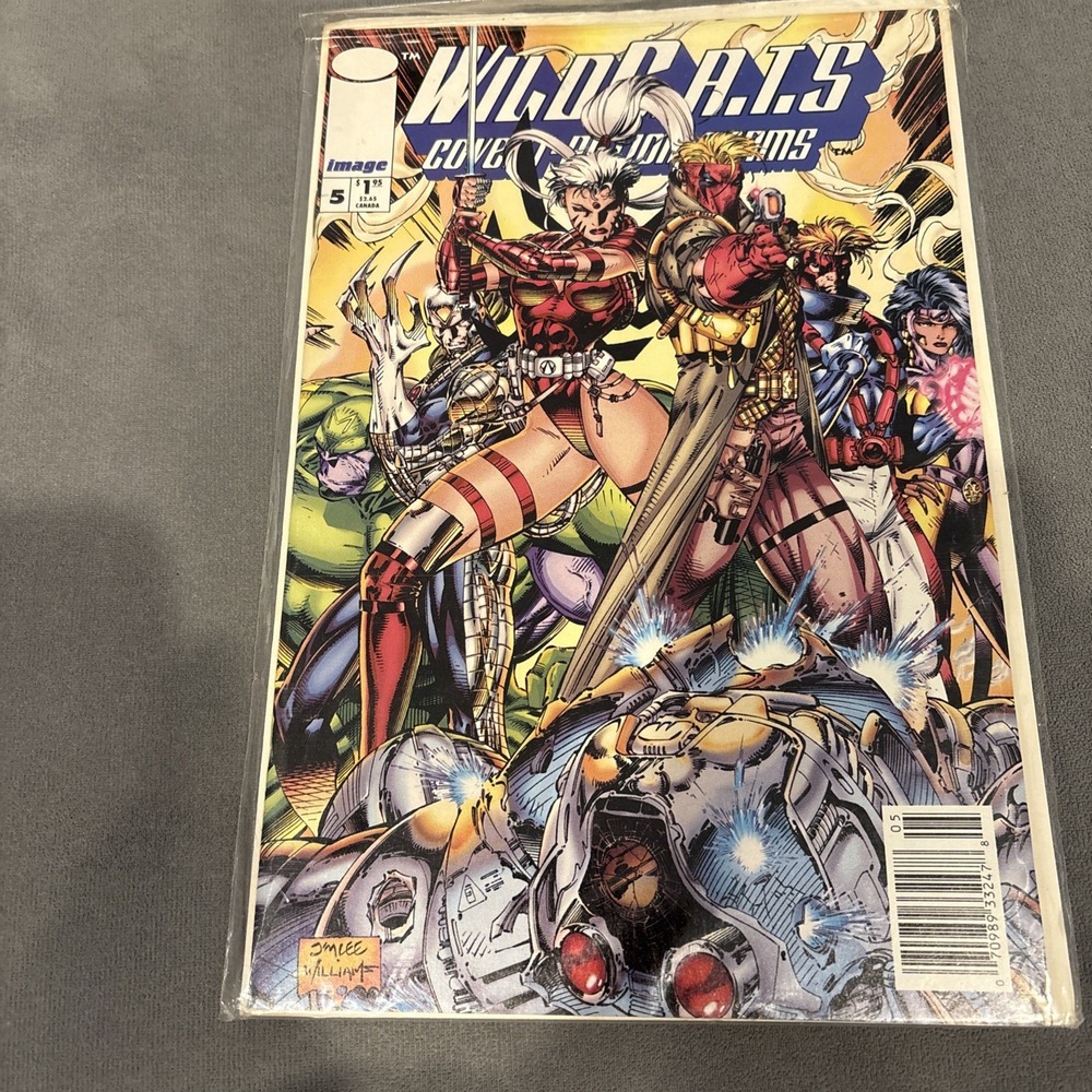 WILDCATS #5 (1993) IMAGE COMICS JIM LEE COVER & ART! GRIFTER! ZEALOT! VOODOO!